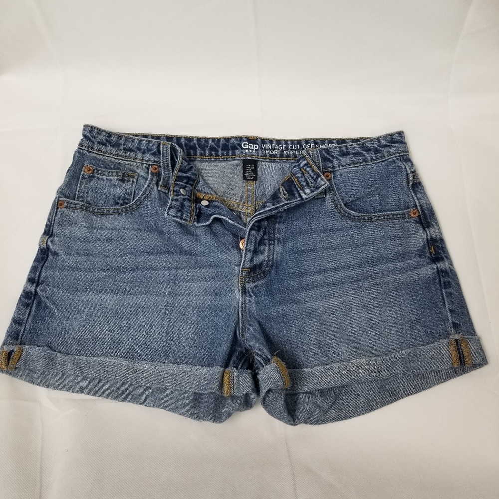 GAP VINTAGE CUT OFF SHORTS INDIGO